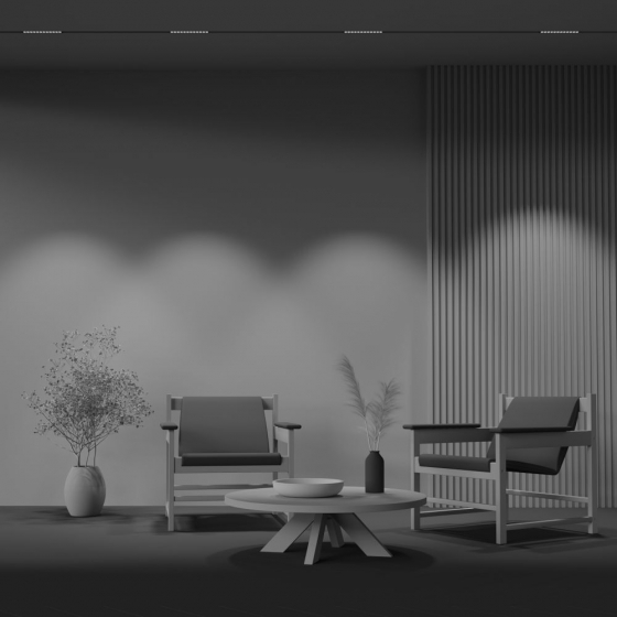 Трековый светильник Points Exility черный 11