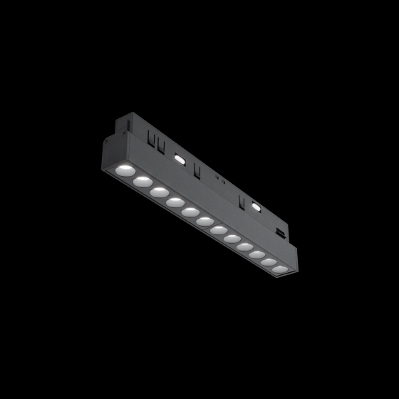 Трековый светильник Points Exility черный 5