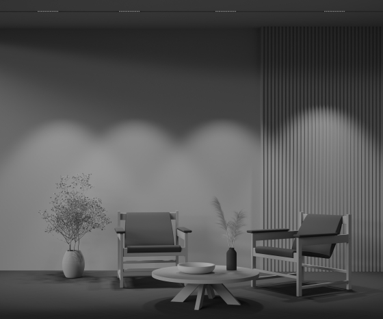 Трековый светильник Points Exility черный 10