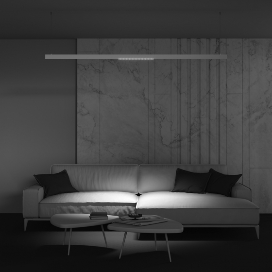 Трековый светильник Points белый 434мм 6