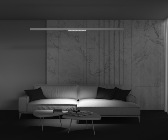 Трековый светильник Points белый 434мм 8