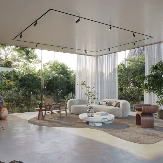 Трековый светильник Focus LED черный 4