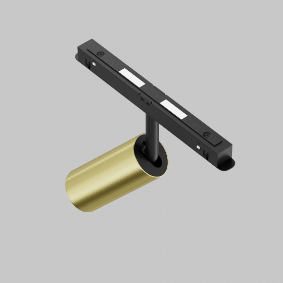 Трековый светильник Focus LED черный/золотой 7