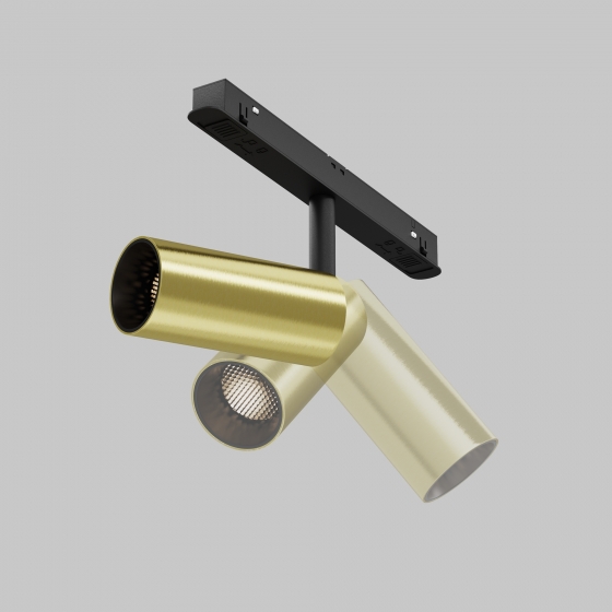 Трековый светильник Focus LED черный/золотой 10