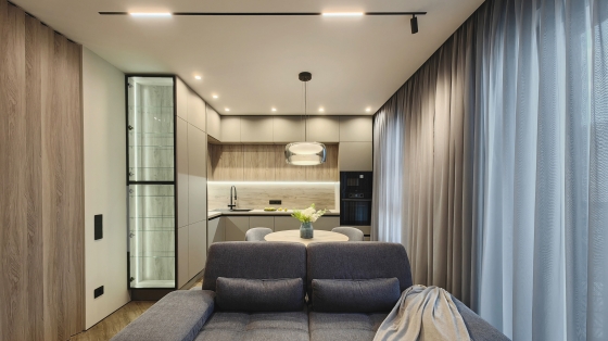 Трековый светильник Focus LED черный 6