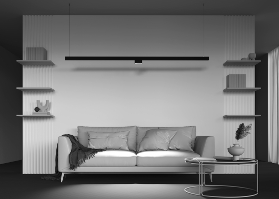 Трековый светильник Points rot черный 8