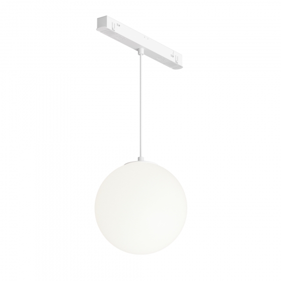 Трековый подвесной светильник Luna белый 130мм 1