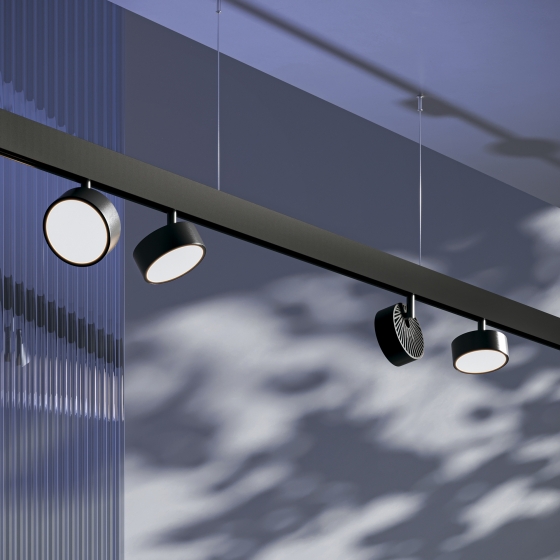 Трековый светильник Rado черный 8