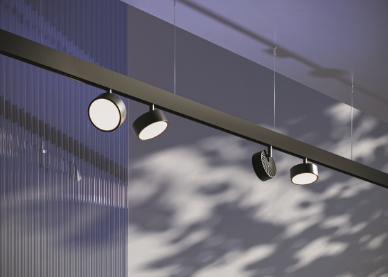 Трековый светильник Rado черный 7