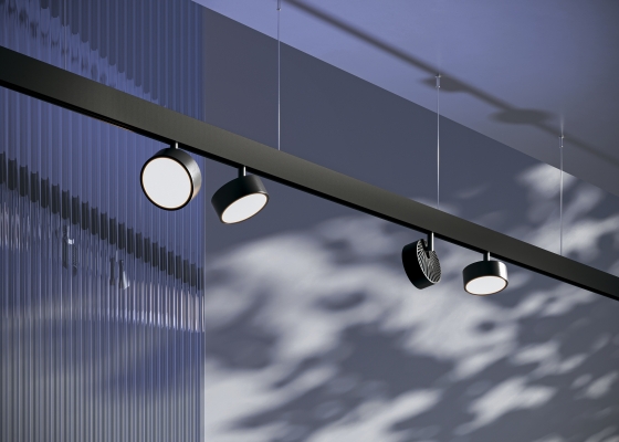 Трековый светильник Rado черный 9