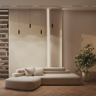 Трековый подвесной светильник Focus LED черный 13