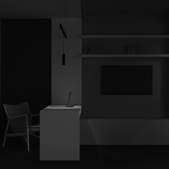 Трековый светильник Focus LED черный 15