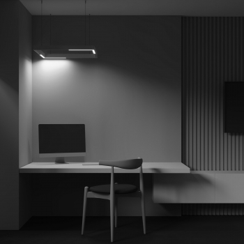 Трековый светильник Basis Angle черный