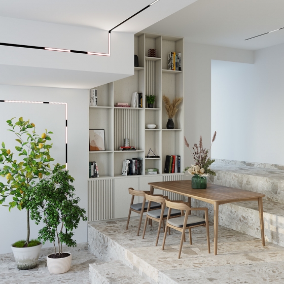 Трековый светильник Basis Angle черный 4