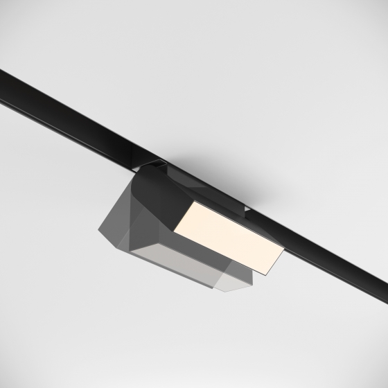 Трековый светильник Basis черный 8