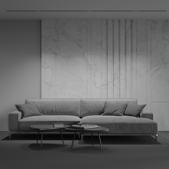 Трековый светильник Points черный 6