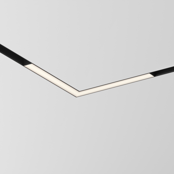 Трековый светильник Basis Angle черный 3