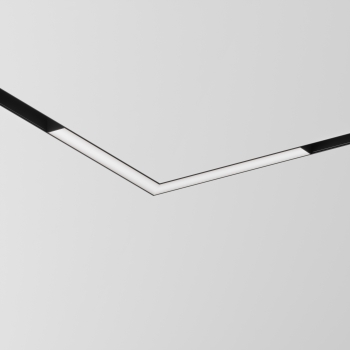 Трековый светильник Basis Angle черный