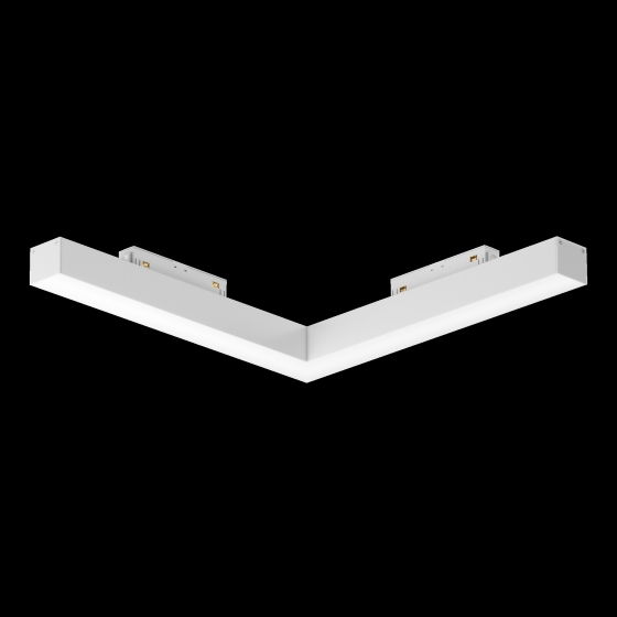 Трековый светильник Basis Angle угловой белый 4