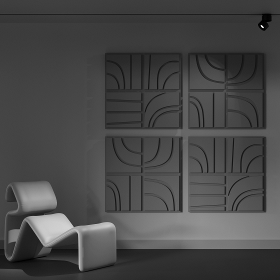 Трековый светильник Yin черный 11