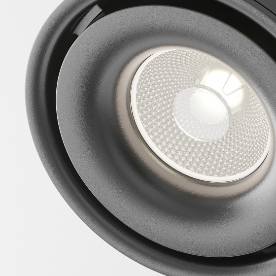 Трековый светильник Yin черный 100мм 9