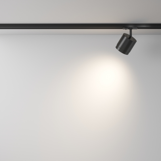 Трековый светильник Polar черный 12