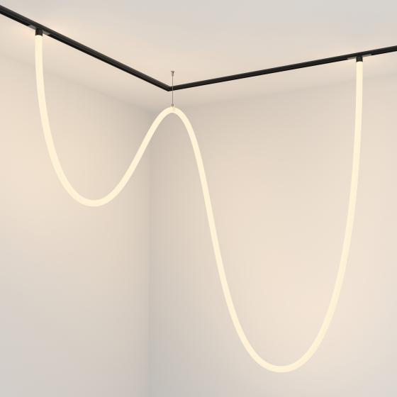 Трековый светильник Tau черный 4