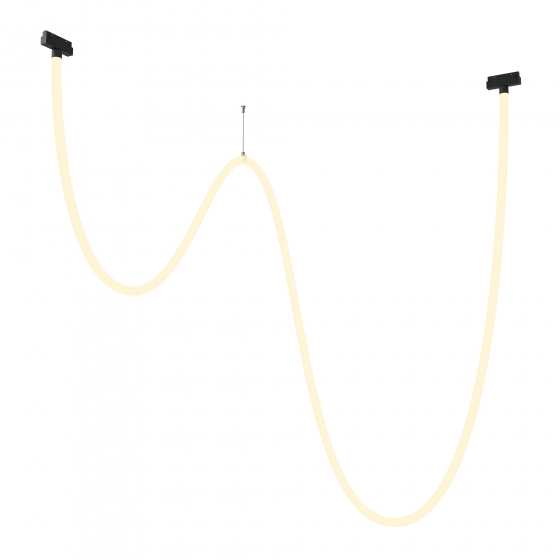 Трековый светильник Tau черный 1