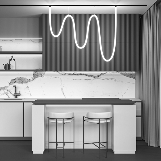 Трековый светильник Tau черный 6