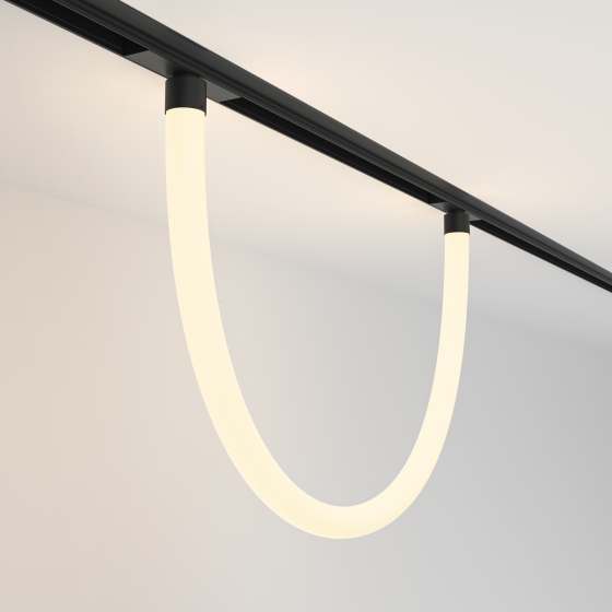 Трековый светильник Tau черный 30 мм 2