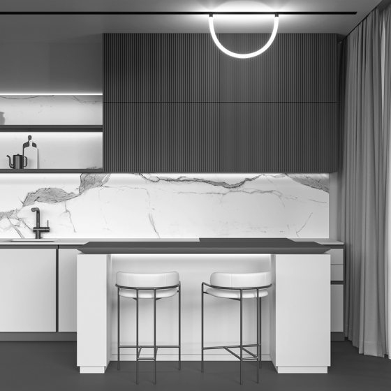 Трековый светильник Tau черный 30 мм 6