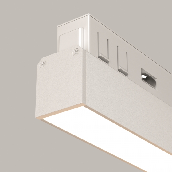 Трековый светильник Basis Angle белый 10