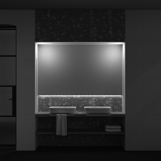 Трековый светильник Basis Angle белый 6