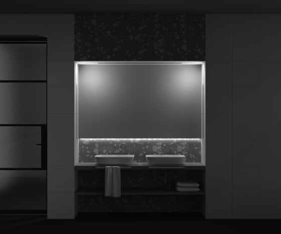 Трековый светильник Basis Angle черный 6