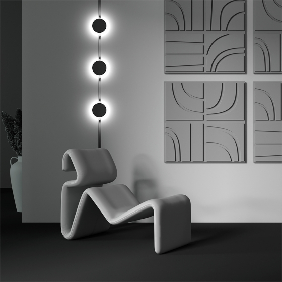 Трековый светильник Relax черный 150x150 мм 11