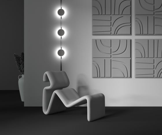 Трековый светильник Relax черный 150 мм круглый 6