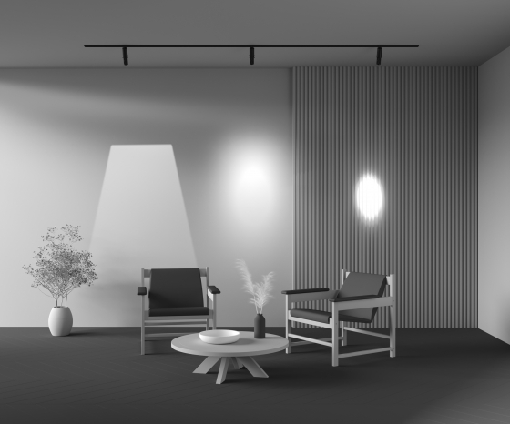 Трековый светильник Gala черный 193x44 мм 20