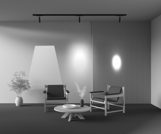 Трековый светильник Gala черный 158x44 мм 11