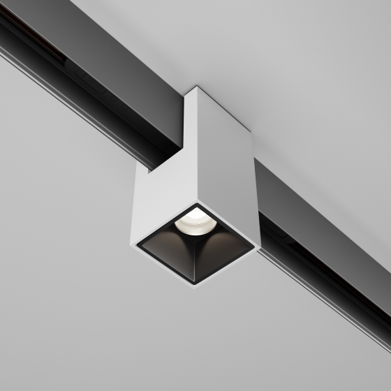 Трековый светильник Alfa черный 193мм 5