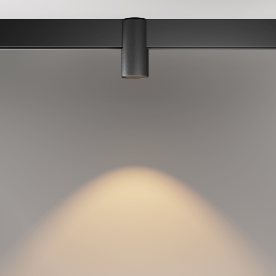 Трековый светильник Alfa черный 10