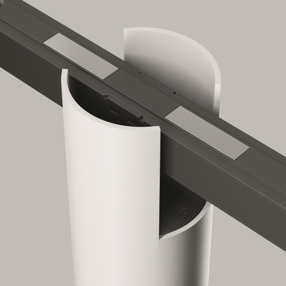 Трековый светильник Альфа черный 8