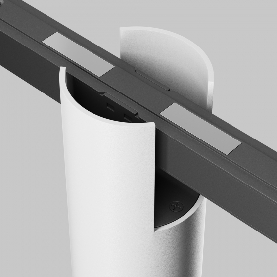 Трековый светильник Альфа черный 16