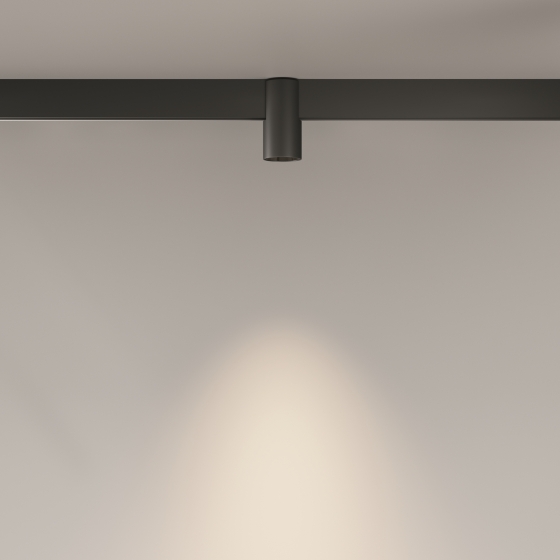 Трековый светильник Alfa черный 53 мм 5