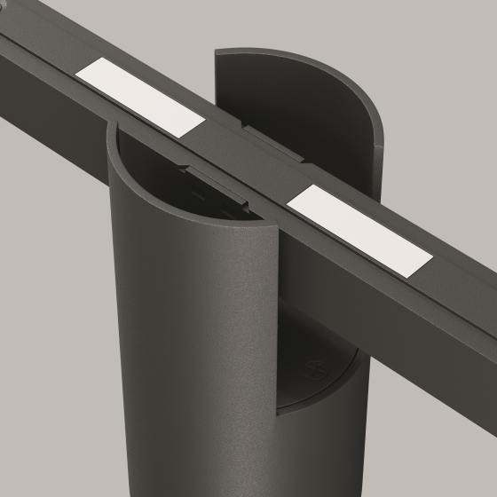 Трековый светильник Alfa черный 53 мм 6