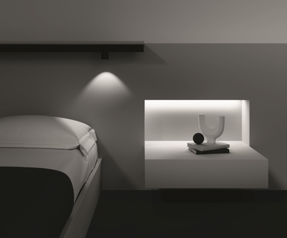 Трековый светильник Alfa черный 53 мм 7