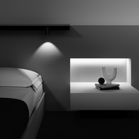 Трековый светильник Альфа черный с золотыми акцентами 11