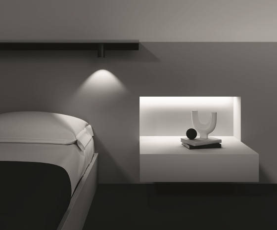 Трековый светильник Альфа черный с золотыми акцентами 7