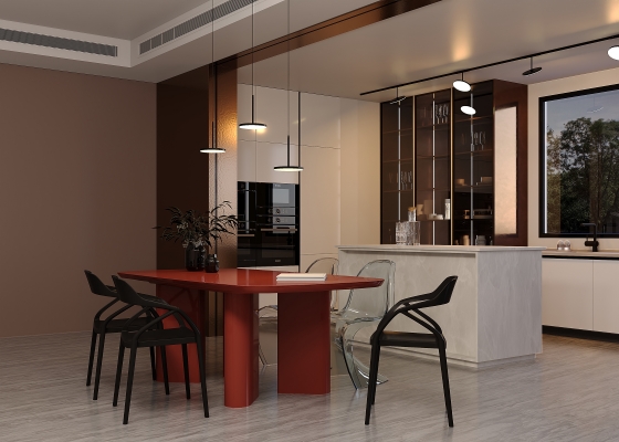 Трековый светильник Plato черный круглый 2