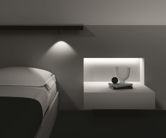 Трековый светильник Alfa S черный 7