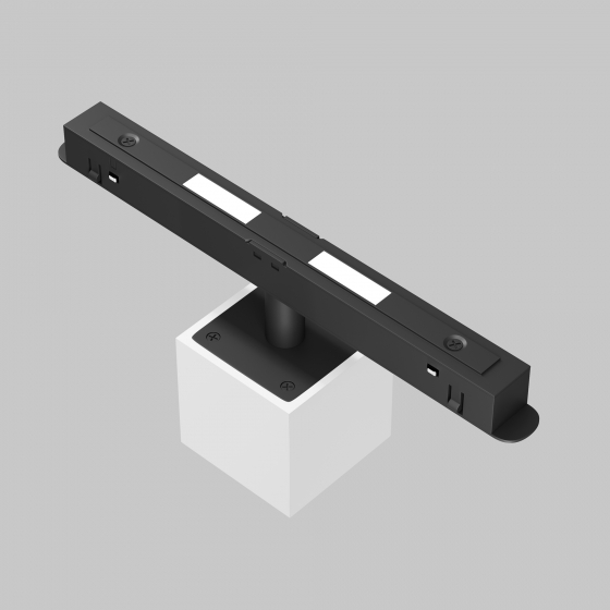 Трековый светильник Alfa S квадратный черный 6